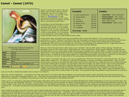 music/reviews/camel_camel screenshot