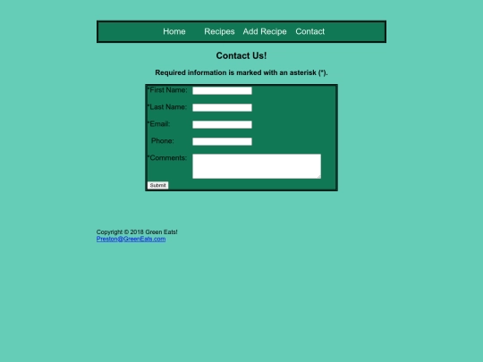 contact screenshot