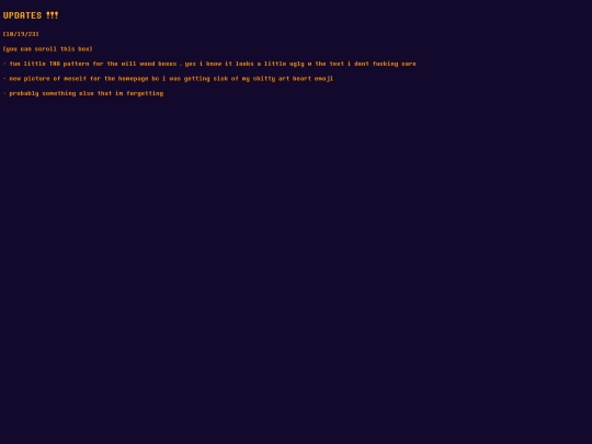 UPDATES screenshot