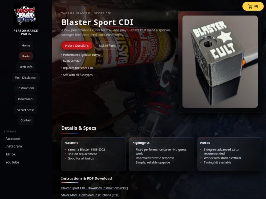 blaster-sport-cdi screenshot
