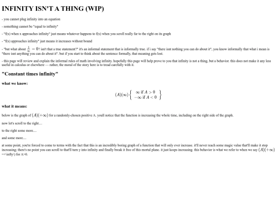 calculus/infinity screenshot