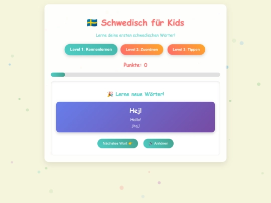 swedish_learning_game screenshot