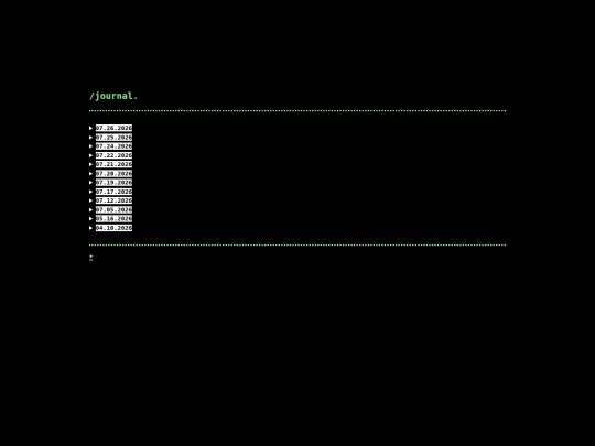 journal screenshot