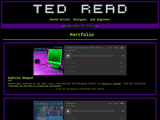 portfolio screenshot