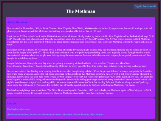 mothman screenshot