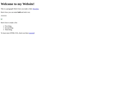 index screenshot
