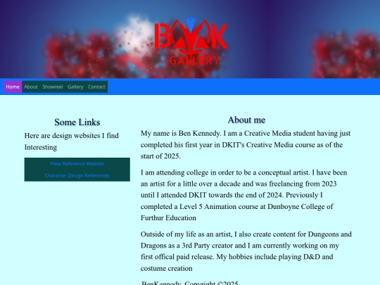 Bootstrap 5 website/about screenshot