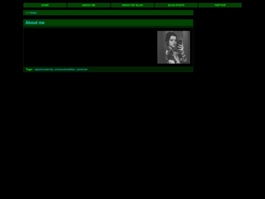 aboutme screenshot
