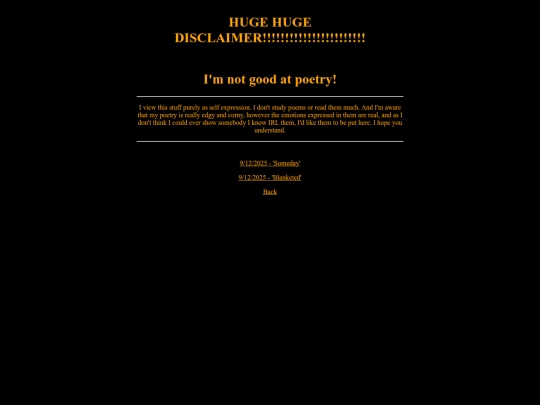 poems screenshot