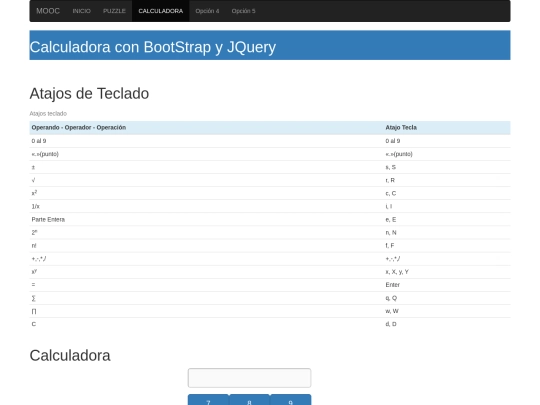 calculadora screenshot