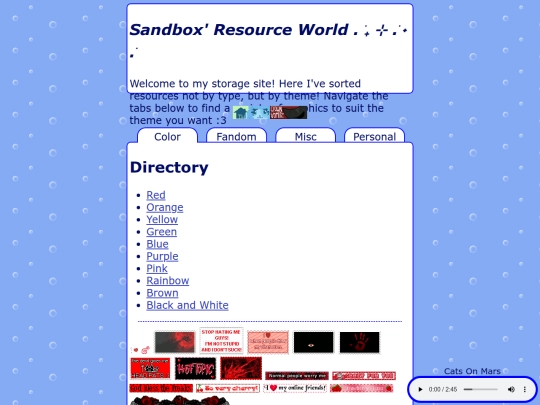 index screenshot