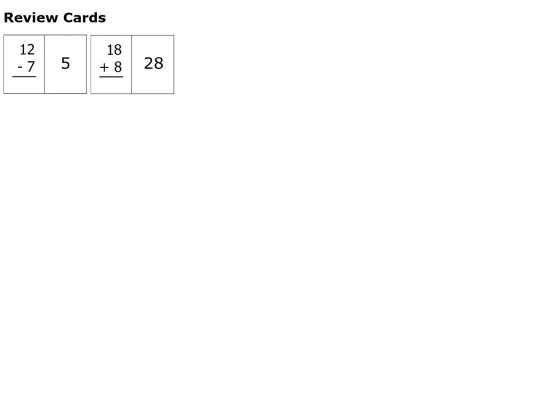 Web Design/ReviewCards screenshot