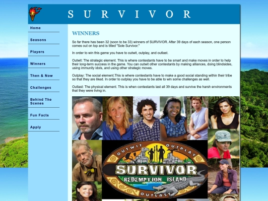 Winners screenshot