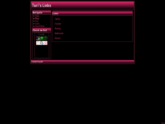 Links screenshot