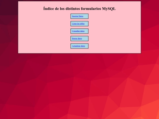 index screenshot