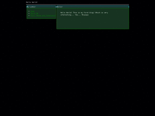 misc/blogs/Hello_World screenshot
