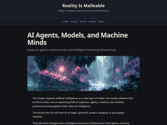 clusters/ai-agents-machine-minds screenshot