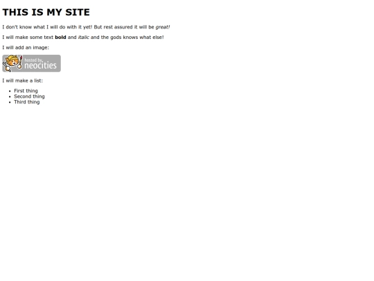index screenshot