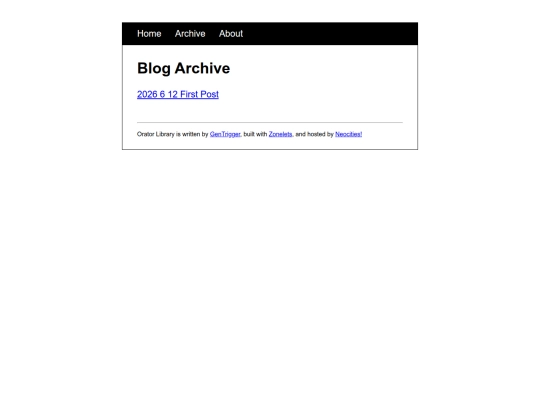 archive screenshot