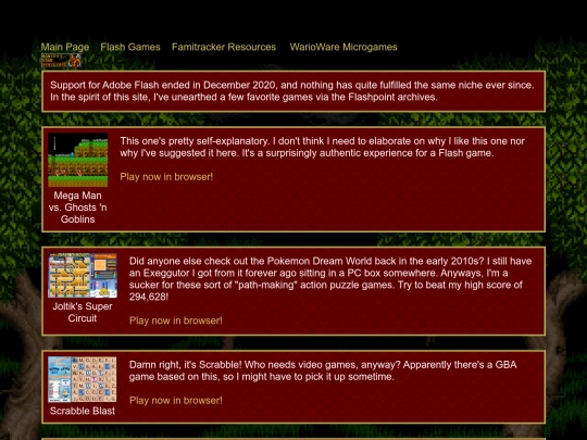flashgames screenshot