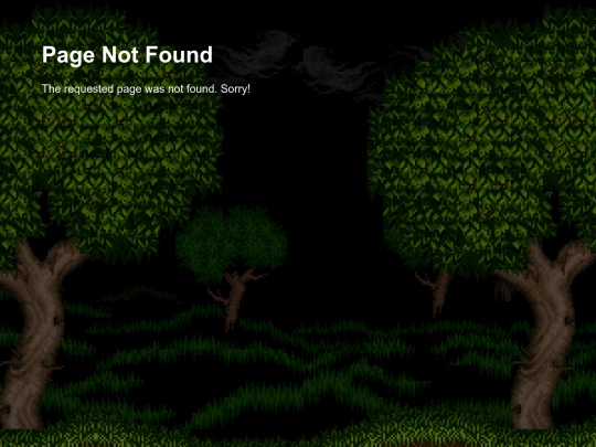 not_found screenshot