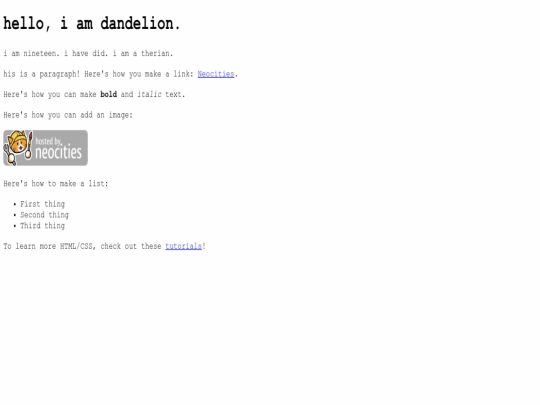 index screenshot