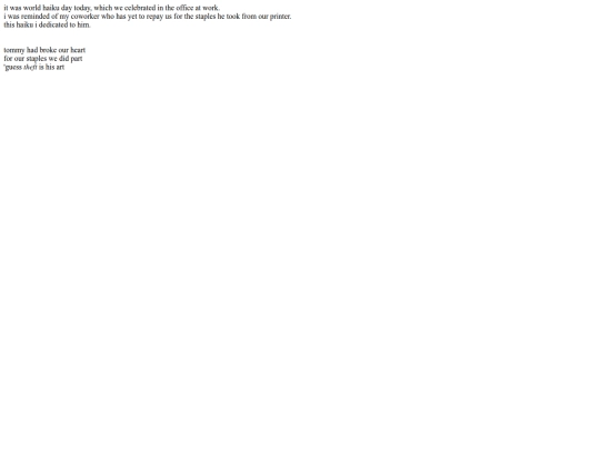 pages/blogs/worldhaikuday screenshot