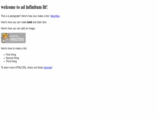 index screenshot