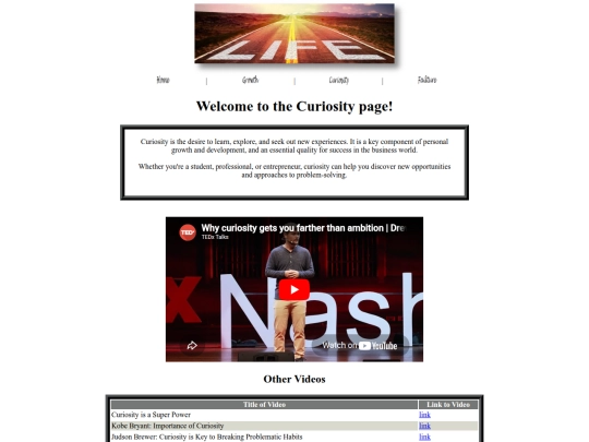 assignment4/curiosity screenshot