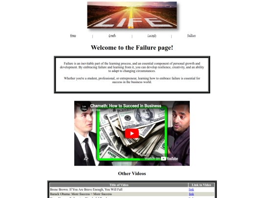 assignment4/failure screenshot