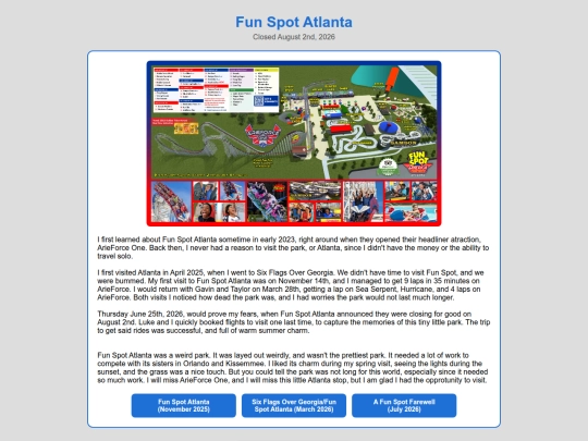 Parks/FParks/FunSpotAtlanta screenshot
