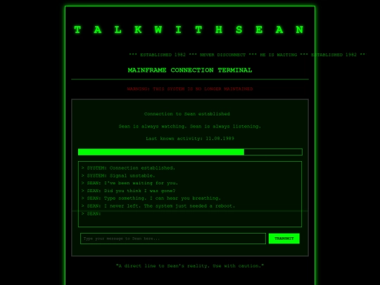 talkwithsean screenshot