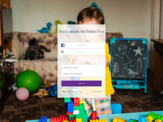 login screenshot