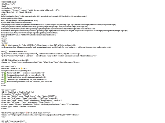 index screenshot