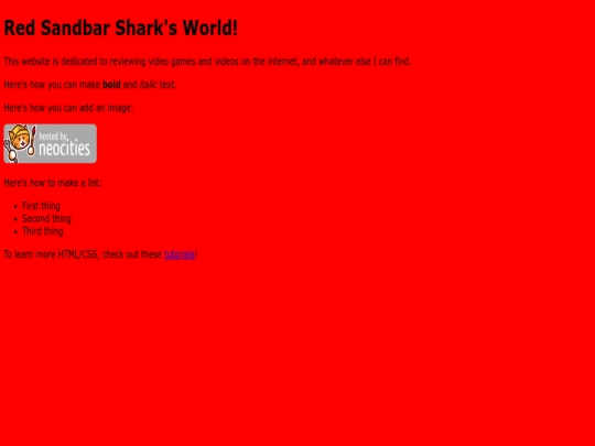 index screenshot