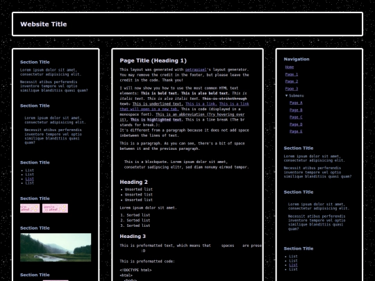 website screenshot