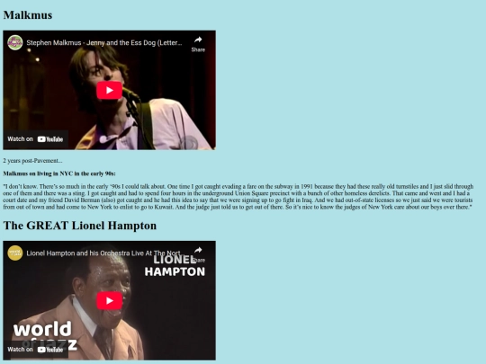MusicRecs screenshot