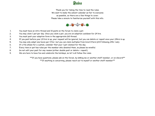rules screenshot
