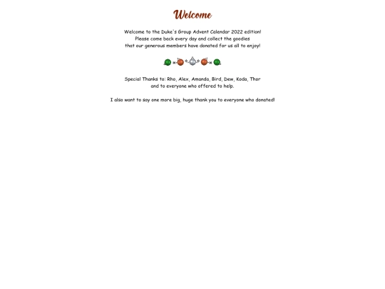 welcome screenshot