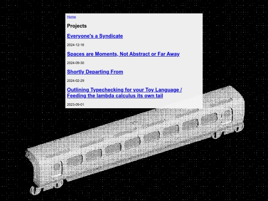 projects screenshot