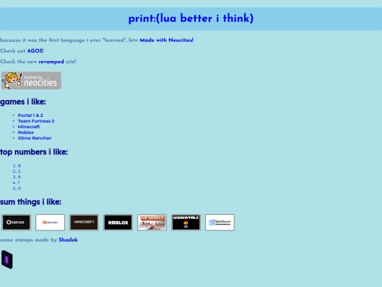 index screenshot
