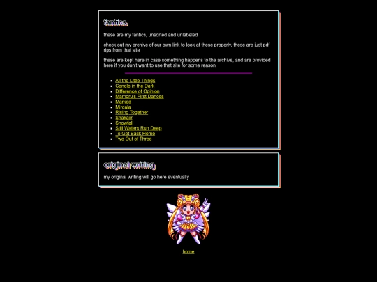 writing screenshot