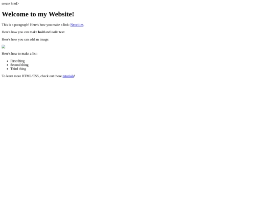 index screenshot
