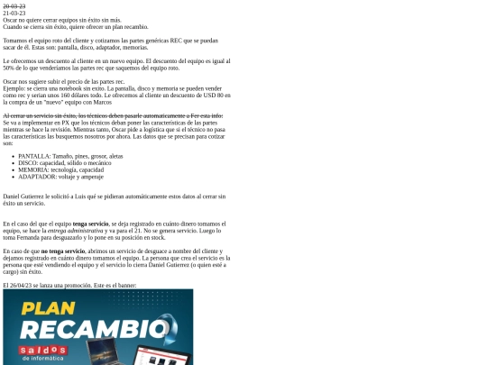 plan-recambio screenshot