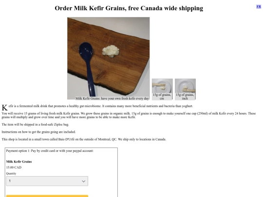 kefirshop screenshot