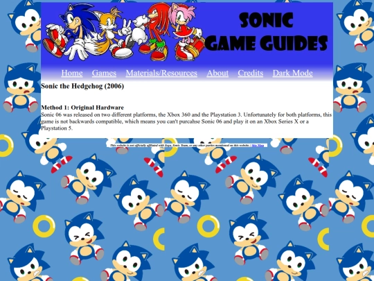 sonic-06-light screenshot