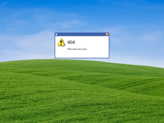 not_found screenshot