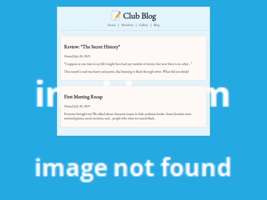 blog screenshot