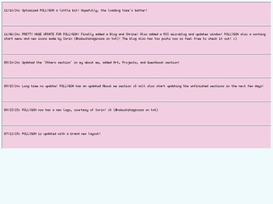 updates screenshot