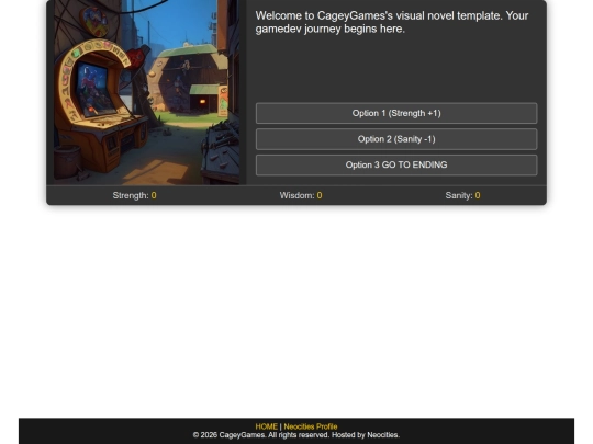 VisualNovels/Template/VisualNovelTemplate screenshot